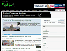 Tablet Screenshot of factleft.com